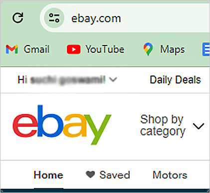 eBay account