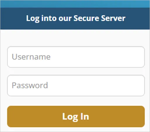 Enter Username and Passwordss