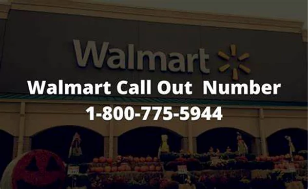 Walmart Call Out Number