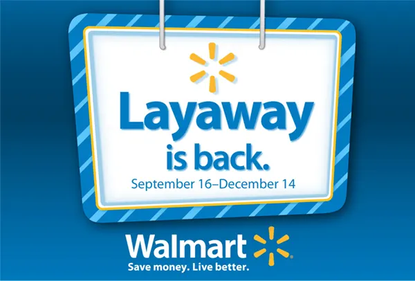 Old Walmart Layaway Poster